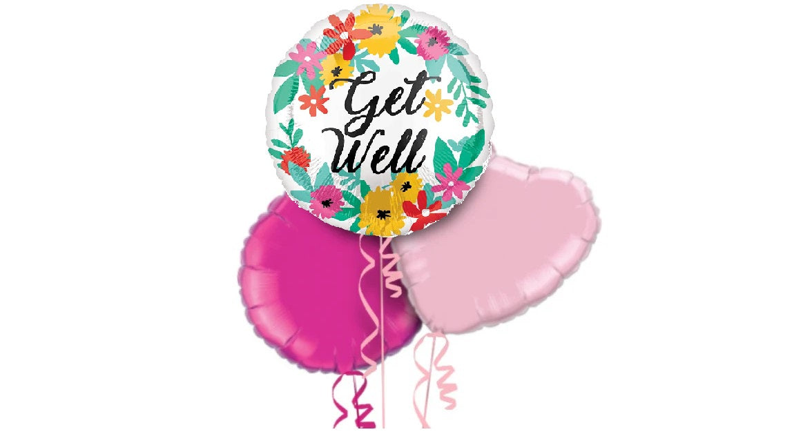 GET WELL SOON DESIGNER'S CHOICE BALLOON BOUQUET – The Window Shops Online