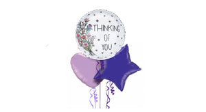 THINKING OF YOU FLORAL DESIGNER'S CHOICE BALLOON BOUQUET