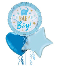 Load image into Gallery viewer, IT'S A BOY DESIGNER'S CHOICE BALLOON BOUQUET
