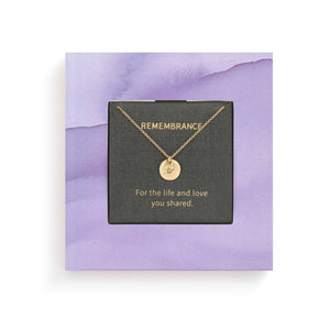 REMEMBRANCE Book and Necklace